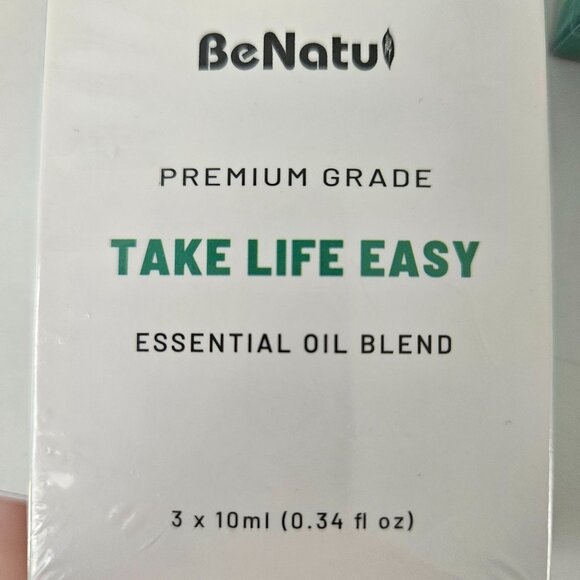 Pack of 2 BeNatu Premium Grade Take Life Easy Essential Oils Roll On Men/Women - Picture 3 of 7